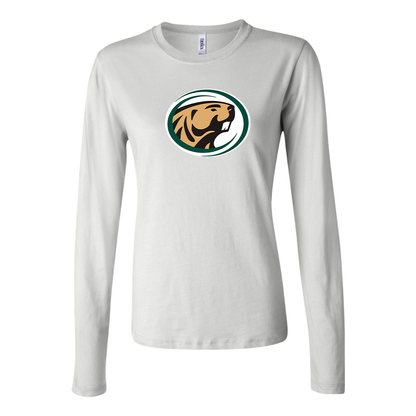 BELLA CANVAS Women’s Bemidji State Beavers Jersey Long Sleeve Tee