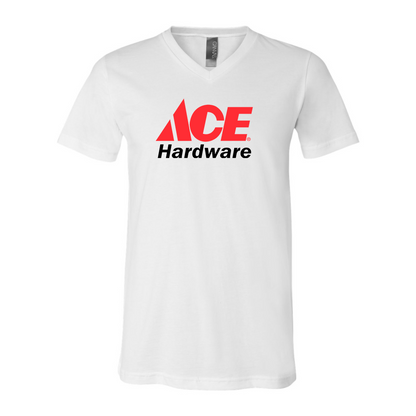 ACE Hardware Logo BELLA  CANVAS - Jersey V-Neck T-Shirt