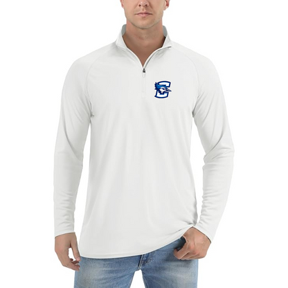 Men's Creighton Bluejays Lightweight Quarter-Zip Athletic Shirt Long Sleeve Performance Wear