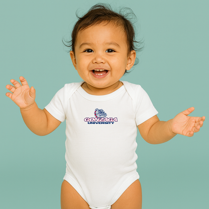 George Gonzaga Bulldogs Logo Baby Romper Onesie