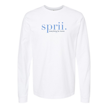 Men's Sprii Logo Cotton Long Sleeve T-Shirt