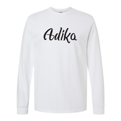 Men's Adika  Gildan Heavy Cotton Long Sleeve T-Shirt