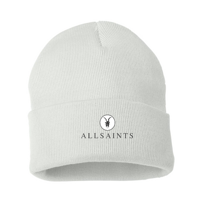 AllSaints Logo Beanie Hat