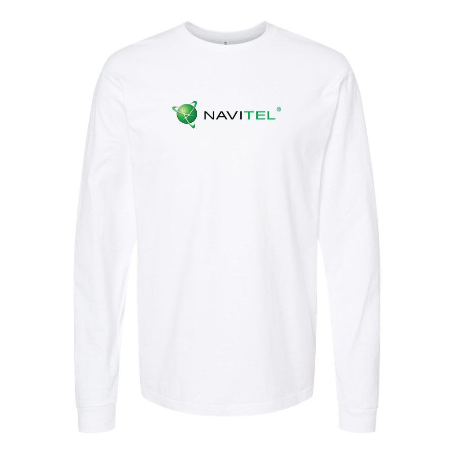 Men's Navitel Logo Cotton Long Sleeve T-Shirt