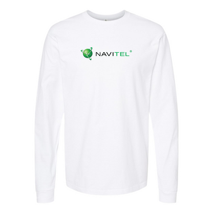 Men's Navitel Logo Cotton Long Sleeve T-Shirt