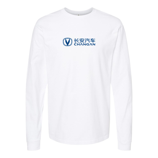 Youth Changan Logo Cotton Long Sleeve T-Shirt