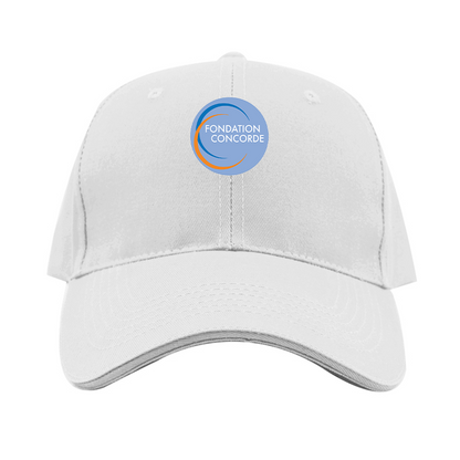 Fondation Concorde Logo  Dad Baseball Cap Hat