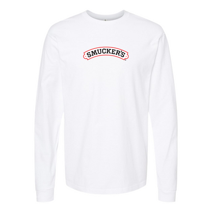 Men's Smucker's Logo Cotton Long Sleeve T-Shirt