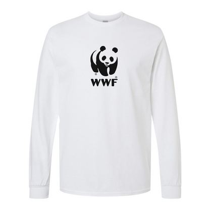 Men's  WWF  Gildan Heavy Cotton Long Sleeve T-Shirt