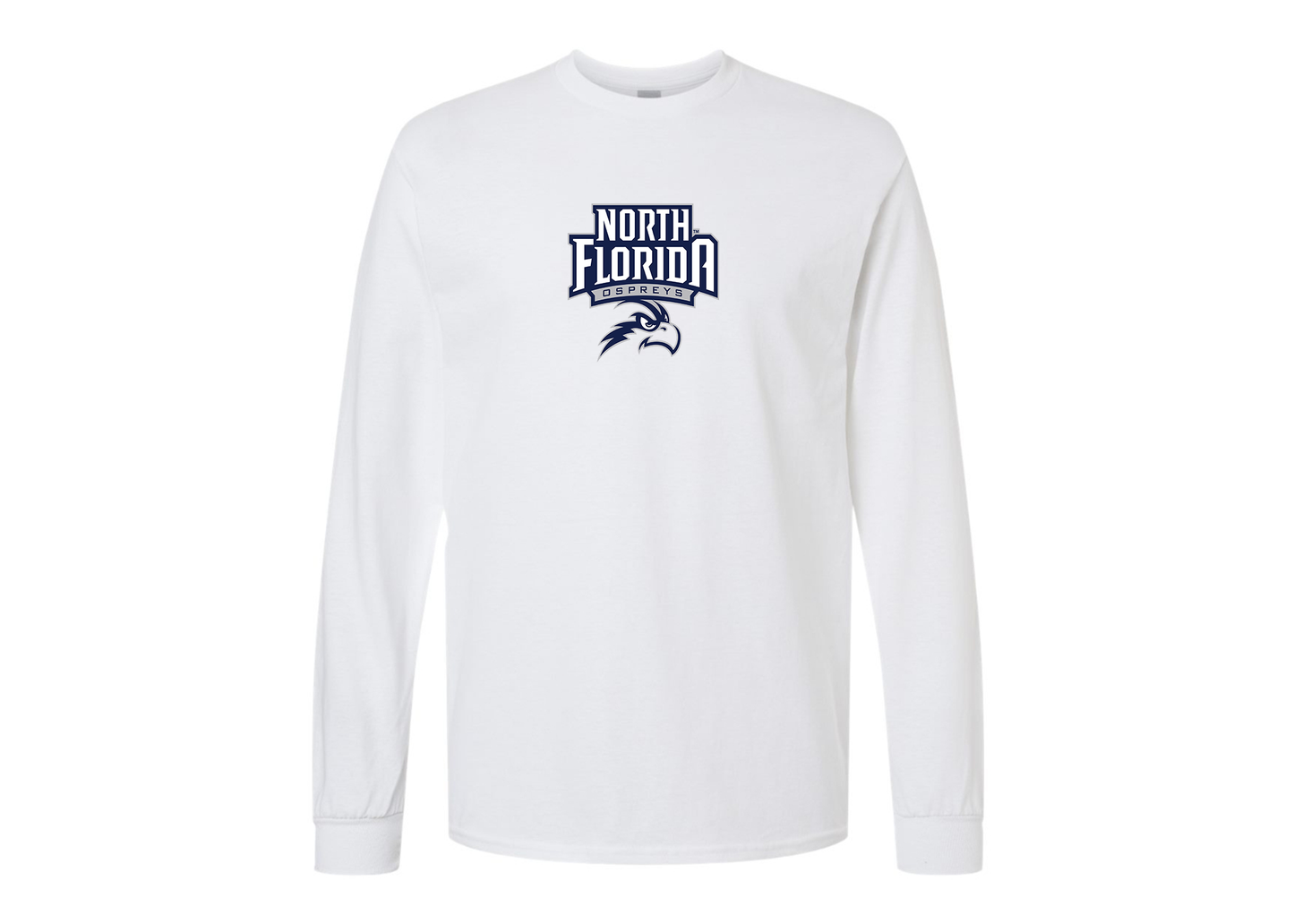 Men's UNF Ospreys Gildan Heavy Cotton Long Sleeve T-Shirt