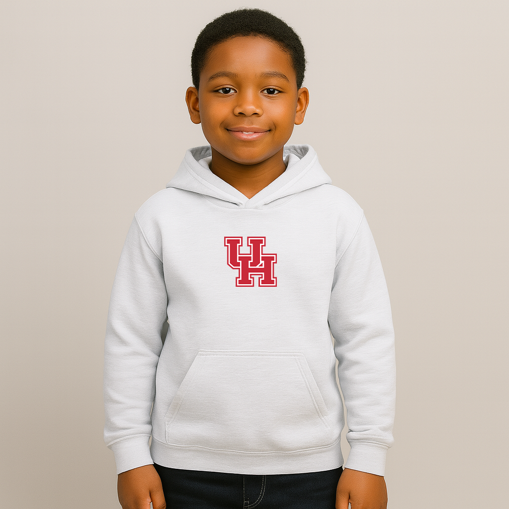 Youth Houston Cougars Logo Pullover Hoodie