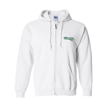 Men's  CSU-Bakersfield Roadrunners Gildan  Heavy Blend Full Zip Hooded Sweatshirt
