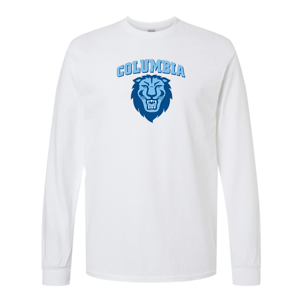 Men's Columbia Lions Gildan Heavy Cotton Long Sleeve T-Shirt
