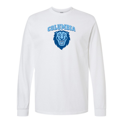 Men's Columbia Lions Gildan Heavy Cotton Long Sleeve T-Shirt