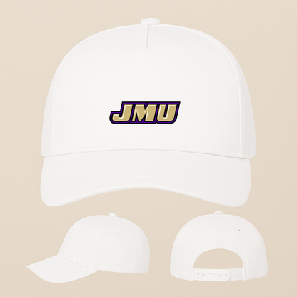 James Madison Dukes Logo Five Panel Twill Snapback Cap