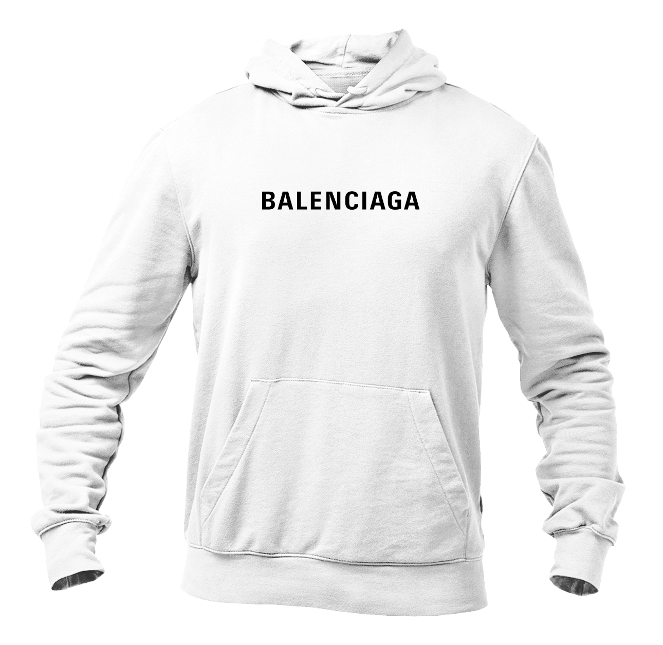 Men's Balenciaga Logo Pullover Hoodie