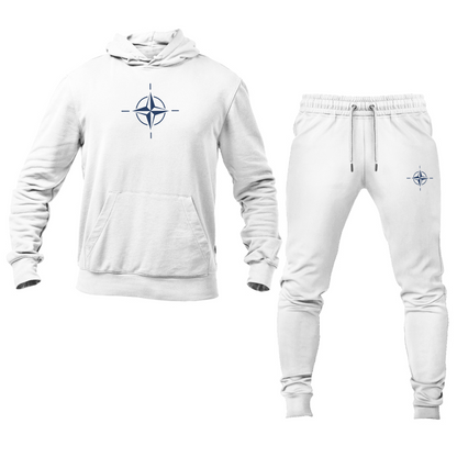 Men's Nato Emblem Logo Hoodie Joggers Set
