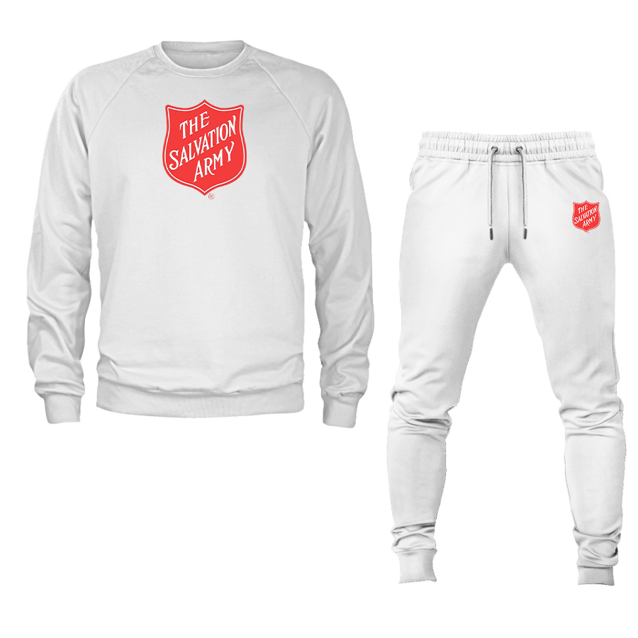 Men's   The Salvation Army  Crewneck Sweatshirt Joggers Suit