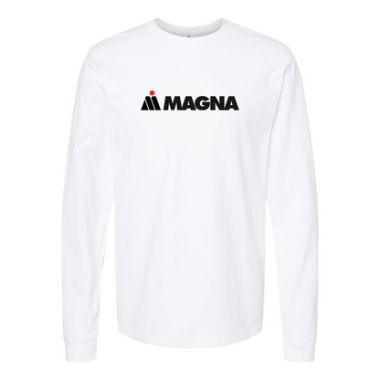 Men's Magna Steyr Logo Cotton Long Sleeve T-Shirt