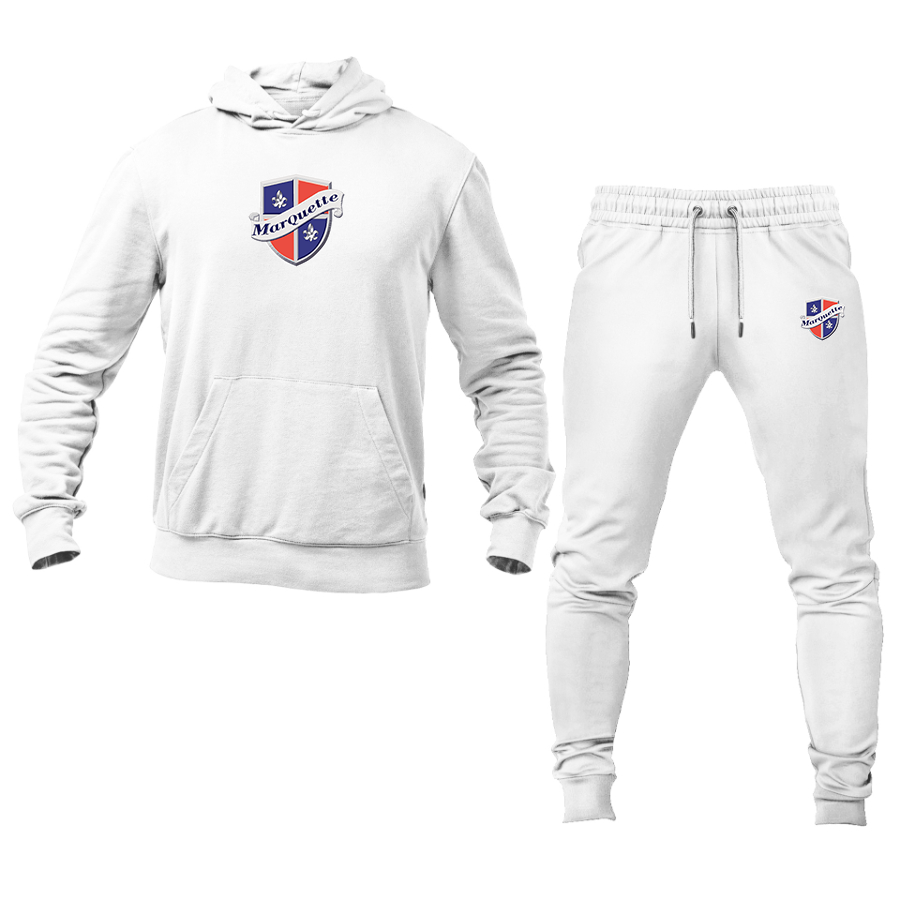 Men's Marquette Logo Hoodie Joggers Set