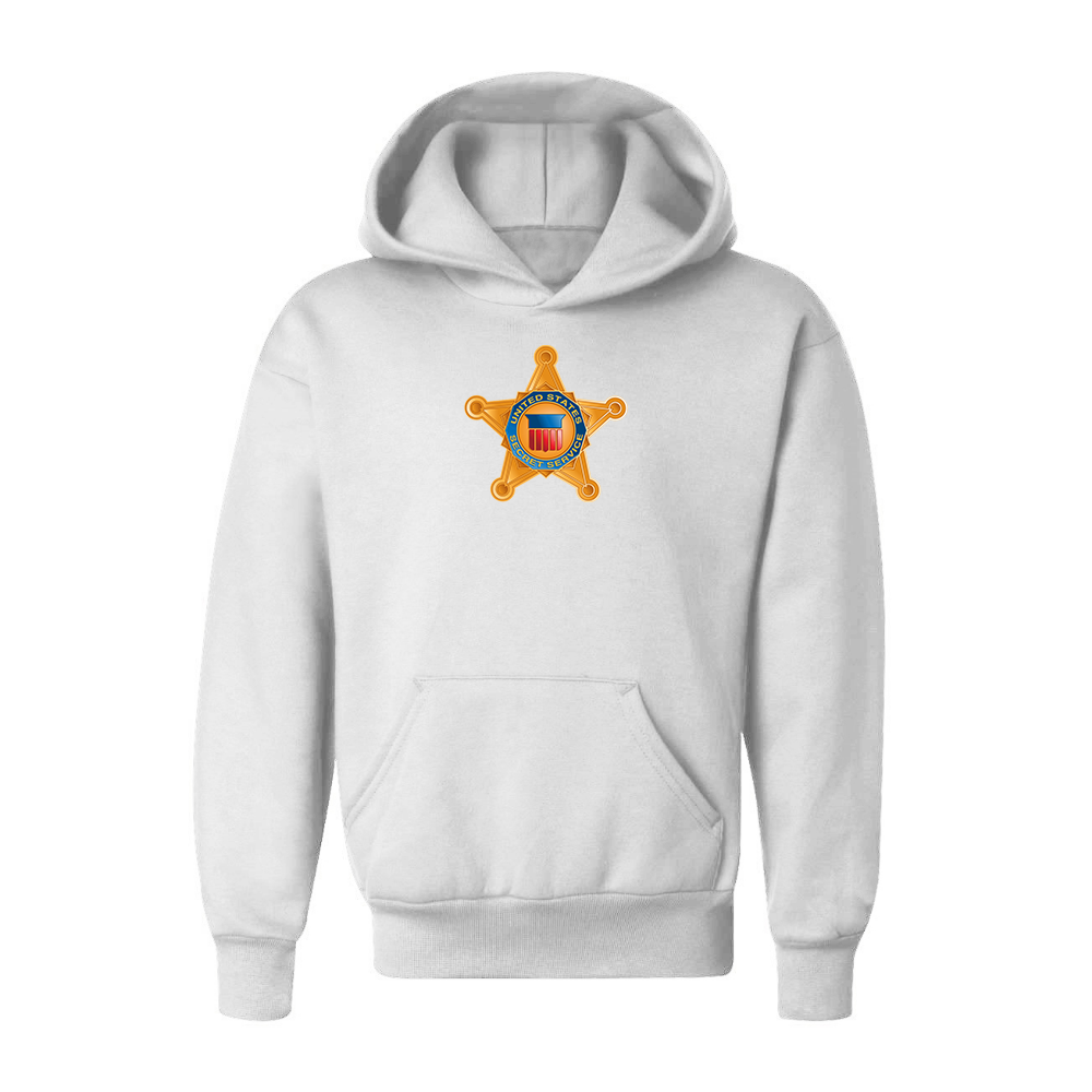 Youth Secret Service Star Logo  Pullover Hoodie