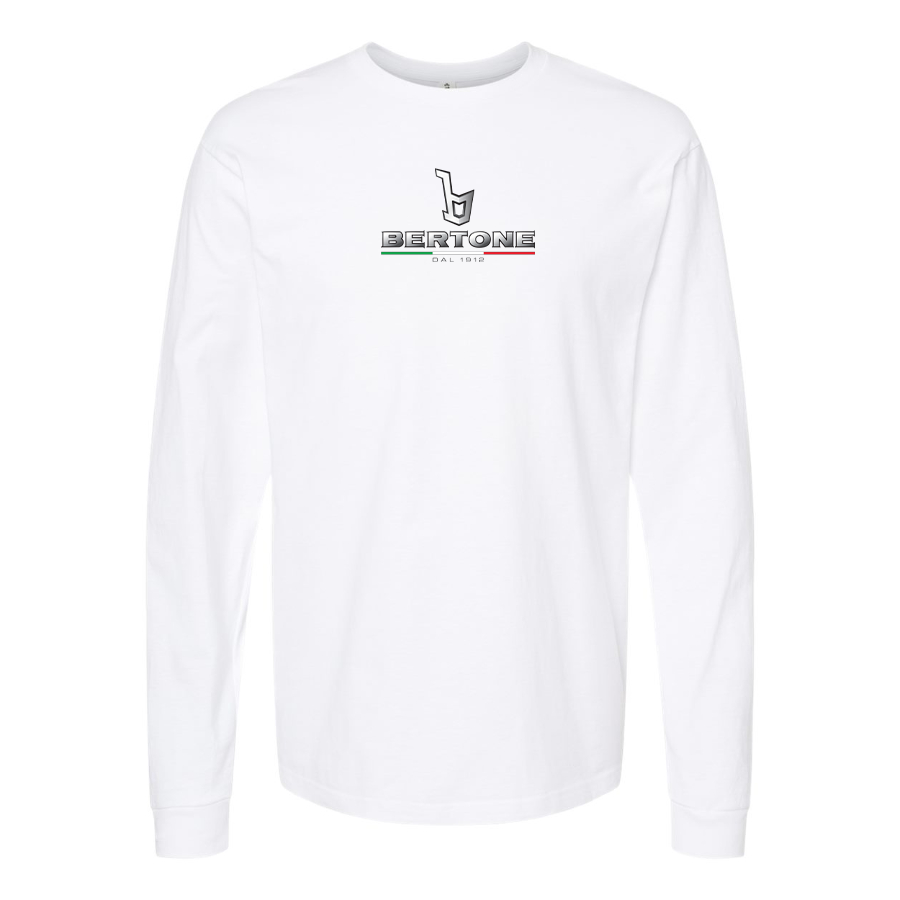 Youth Bertone Logo Cotton Long Sleeve T-Shirt