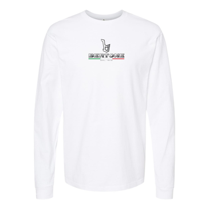 Youth Bertone Logo Cotton Long Sleeve T-Shirt