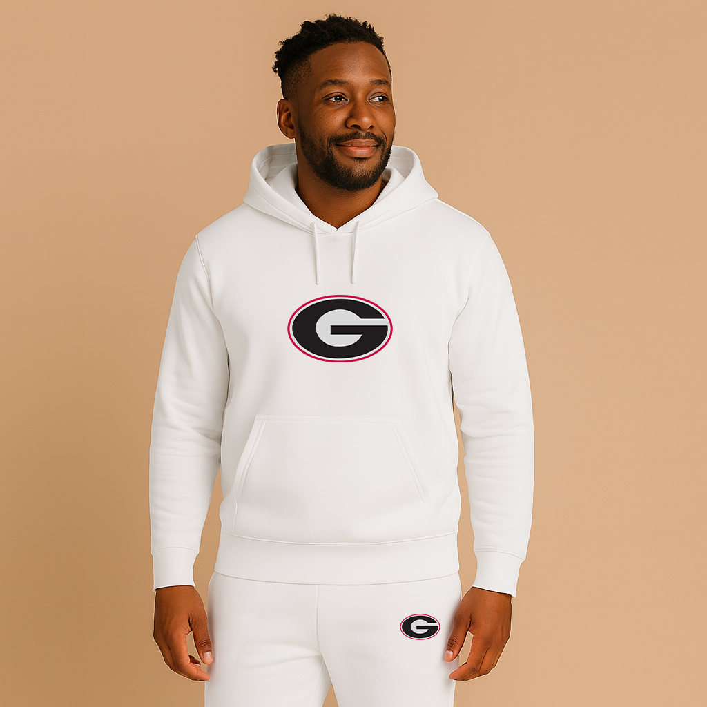 Men's Georgia Bulldogs Logo Hoodie Joggers Set
