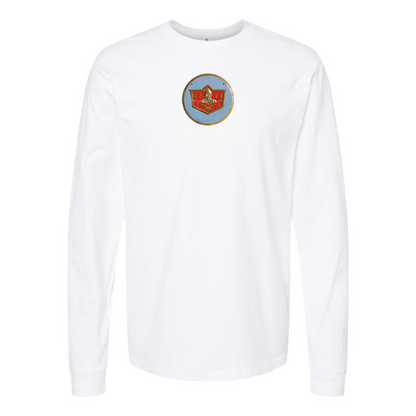 Men's DeSoto Logo Cotton Long Sleeve T-Shirt