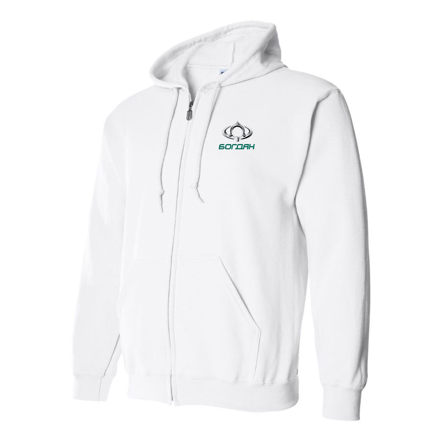 Men's Bogdan Motors Logo Zipper Hoodie