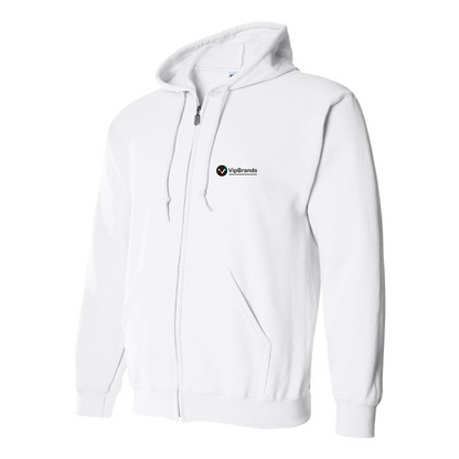 Men's VipBrands Logo Zipper Hoodie