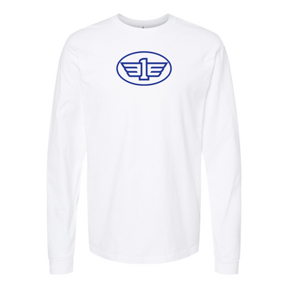 Men's FAW Logo Cotton Long Sleeve T-Shirt