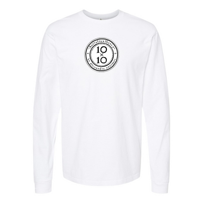 Men's 10x10 An Italian Theory Logo Cotton Long Sleeve T-Shirt