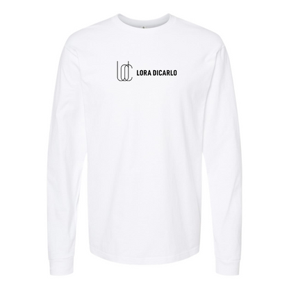 Men's Lora Dicarlo  Logo Cotton Long Sleeve T-Shirt