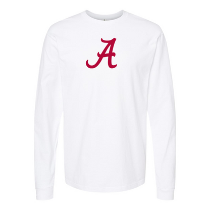 Men's Alabama Crimson Tide Logo Cotton Long Sleeve T-Shirt
