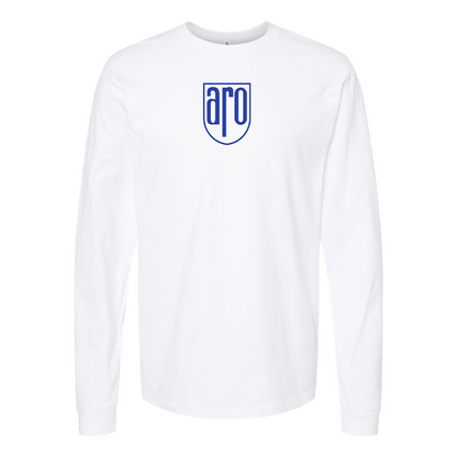 Men's ARO Logo Cotton Long Sleeve T-Shirt