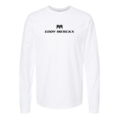 Men's Eddy Merckx Logo Cotton Long Sleeve T-Shirt