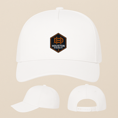 Houston Dynamo FC Soccer Five Panel Twill Snapback Cap