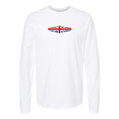 Men's David Brown Logo Cotton Long Sleeve T-Shirt