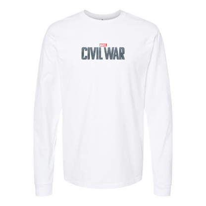 Youth Marvel Civil War   Logo Long sleeves