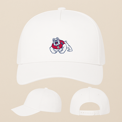 Fresno State Bulldogs Logo Five Panel Twill Snapback Cap