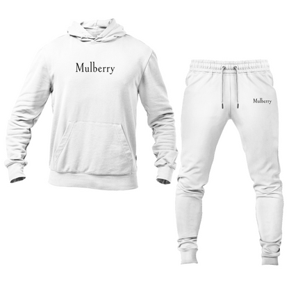 Men's Mulberry Logo Hoodie Joggers Set