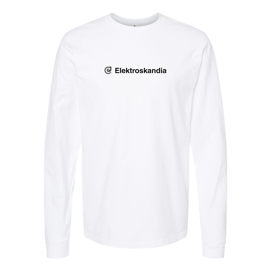 Men's Elektroskandia Logo Cotton Long Sleeve T-Shirt