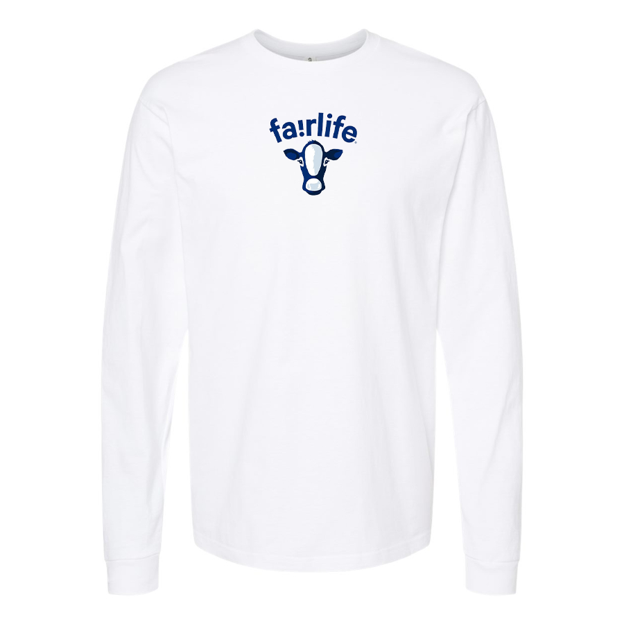 Men's Fairlife Logo Cotton Long Sleeve T-Shirt