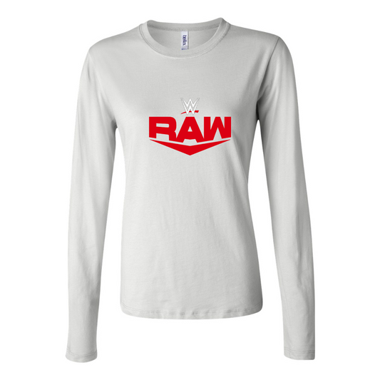 BELLA CANVAS WWE Raw Jersey Long Sleeve Tee