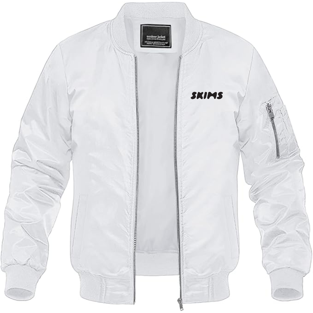 Men's Skims  Lightweight Bomber Jacket Windbreaker Softshell Varsity Jacket Coat