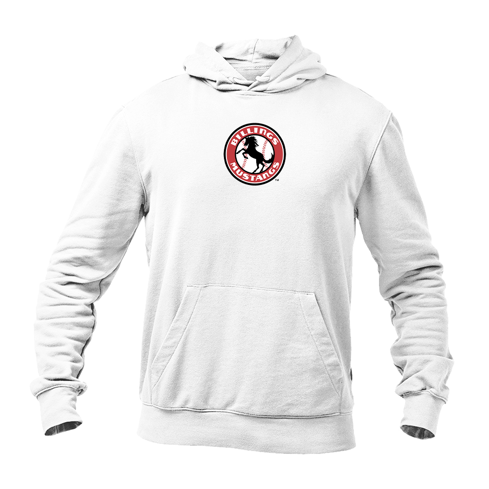 Men's Billings Mustangs Logo Pullover Hoodie