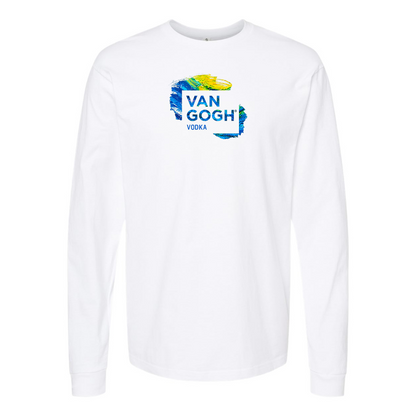 Men's Van Gogh Logo Cotton Long Sleeve T-Shirt