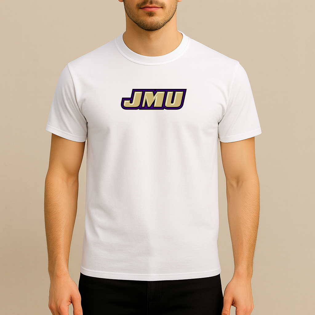 Men's James Madison Dukes Logo Cotton T-Shirt