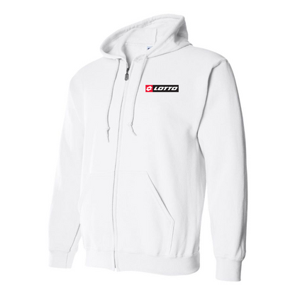 Men's Lotto Logo Zipper Hoodie